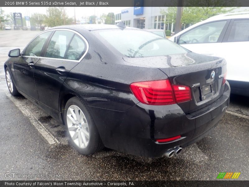 Jet Black / Black 2016 BMW 5 Series 535d xDrive Sedan