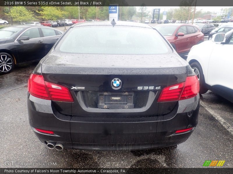 Jet Black / Black 2016 BMW 5 Series 535d xDrive Sedan
