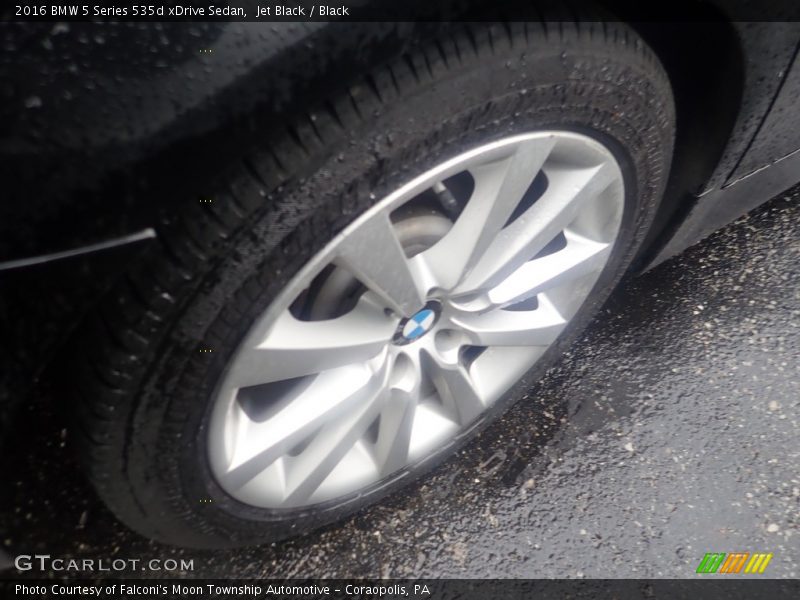 Jet Black / Black 2016 BMW 5 Series 535d xDrive Sedan
