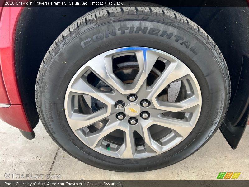 Cajun Red Tintcoat / Jet Black 2018 Chevrolet Traverse Premier