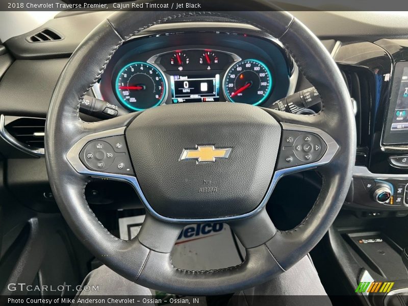 Cajun Red Tintcoat / Jet Black 2018 Chevrolet Traverse Premier