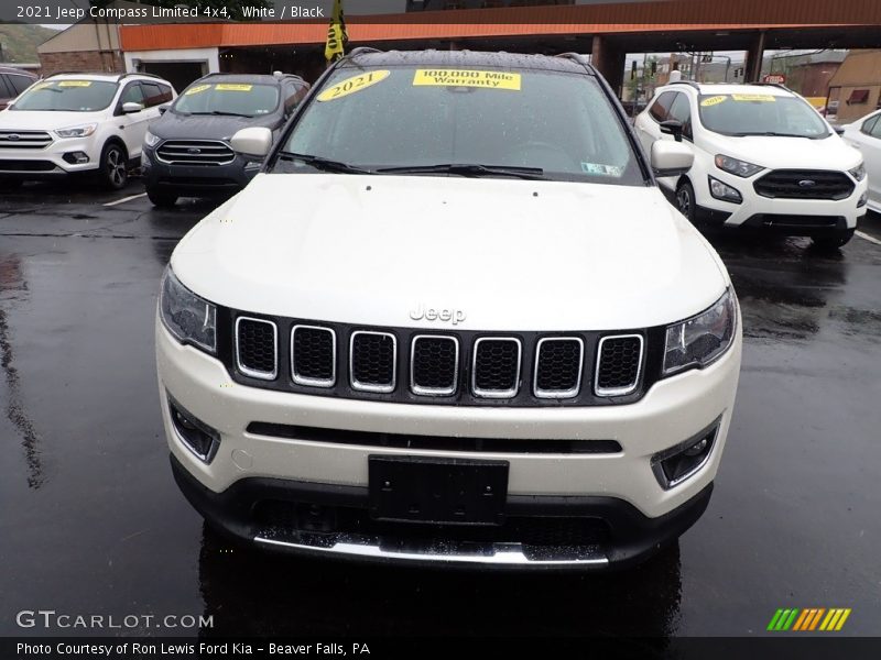 White / Black 2021 Jeep Compass Limited 4x4