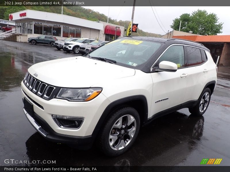 White / Black 2021 Jeep Compass Limited 4x4