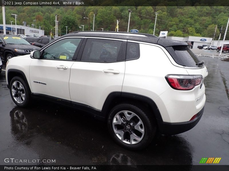 White / Black 2021 Jeep Compass Limited 4x4