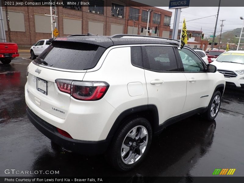 White / Black 2021 Jeep Compass Limited 4x4