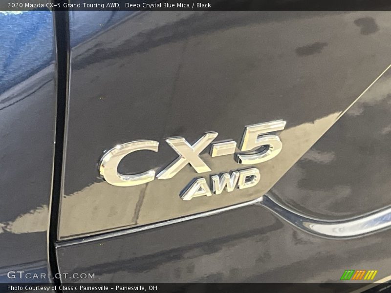 Deep Crystal Blue Mica / Black 2020 Mazda CX-5 Grand Touring AWD