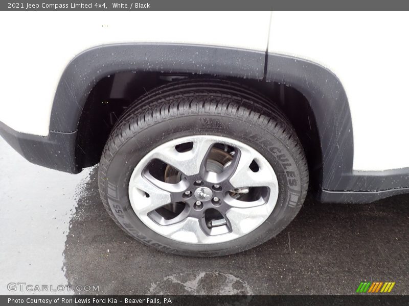 White / Black 2021 Jeep Compass Limited 4x4