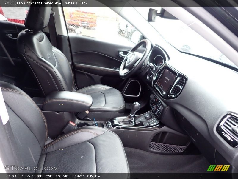 White / Black 2021 Jeep Compass Limited 4x4