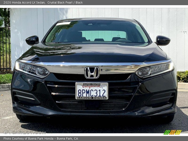 Crystal Black Pearl / Black 2020 Honda Accord LX Sedan