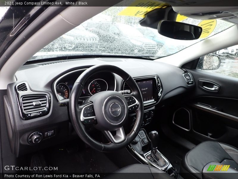White / Black 2021 Jeep Compass Limited 4x4