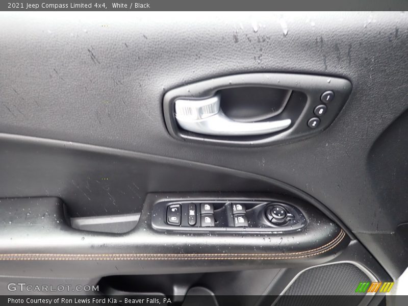 White / Black 2021 Jeep Compass Limited 4x4