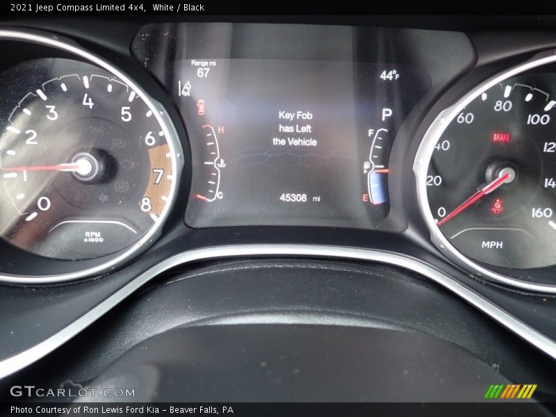 White / Black 2021 Jeep Compass Limited 4x4