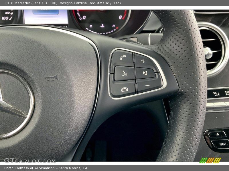 designo Cardinal Red Metallic / Black 2018 Mercedes-Benz GLC 300