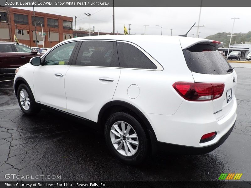 Snow White Pearl / Light Gray 2020 Kia Sorento LX AWD