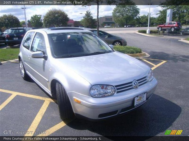Reflex Silver Metallic / Black 2005 Volkswagen GTI 1.8T