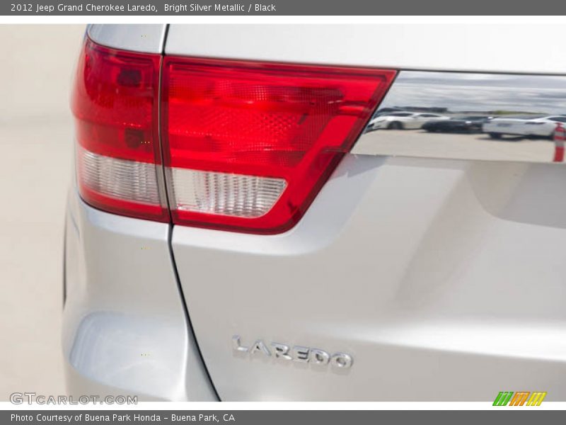 Bright Silver Metallic / Black 2012 Jeep Grand Cherokee Laredo