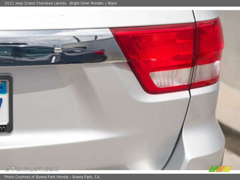Bright Silver Metallic / Black 2012 Jeep Grand Cherokee Laredo