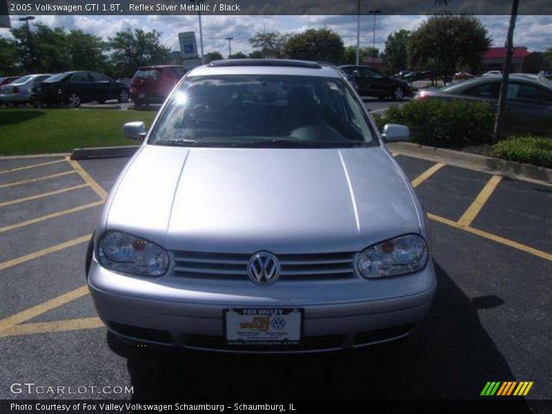 Reflex Silver Metallic / Black 2005 Volkswagen GTI 1.8T