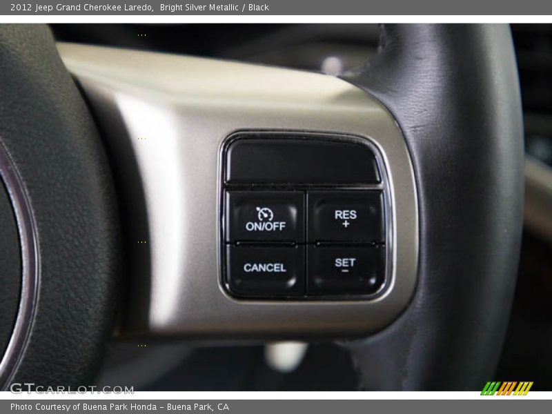 Bright Silver Metallic / Black 2012 Jeep Grand Cherokee Laredo