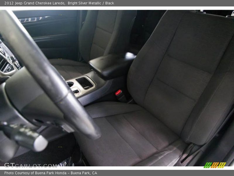 Bright Silver Metallic / Black 2012 Jeep Grand Cherokee Laredo