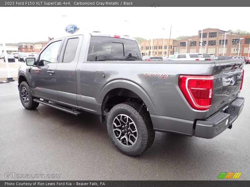 Carbonized Gray Metallic / Black 2023 Ford F150 XLT SuperCab 4x4