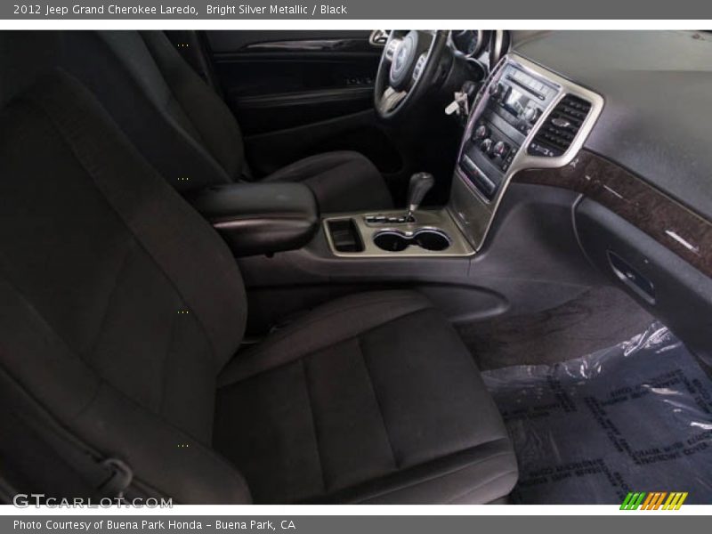 Bright Silver Metallic / Black 2012 Jeep Grand Cherokee Laredo