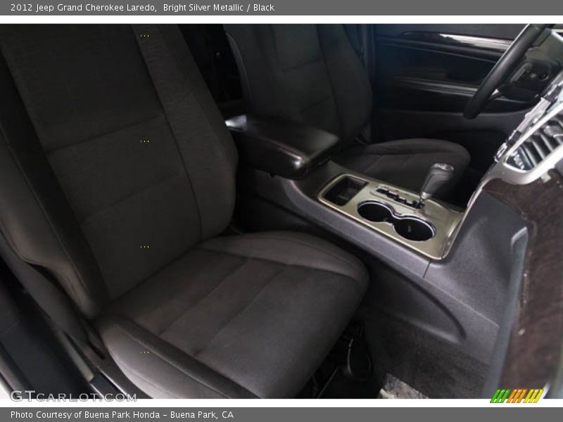 Bright Silver Metallic / Black 2012 Jeep Grand Cherokee Laredo