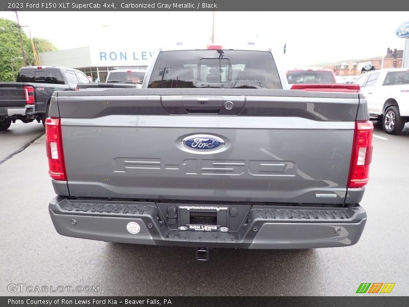 Carbonized Gray Metallic / Black 2023 Ford F150 XLT SuperCab 4x4