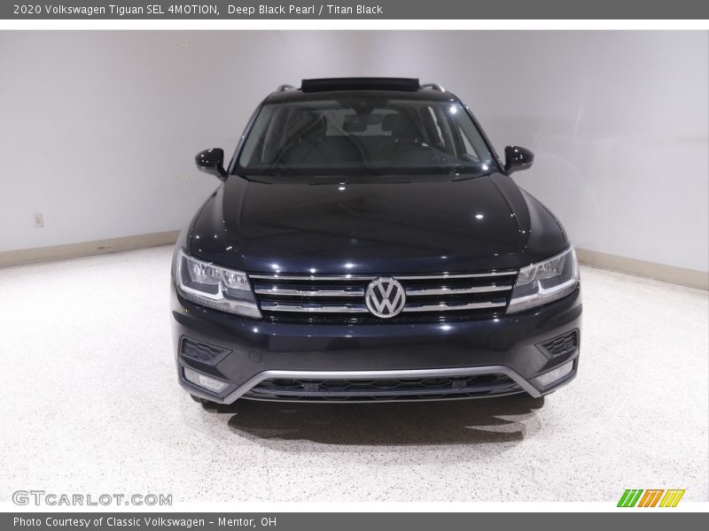 Deep Black Pearl / Titan Black 2020 Volkswagen Tiguan SEL 4MOTION