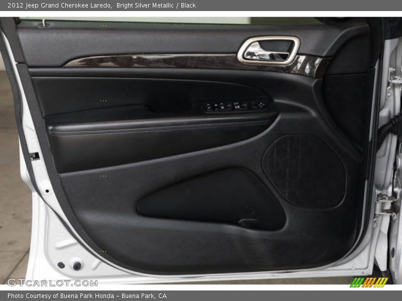 Bright Silver Metallic / Black 2012 Jeep Grand Cherokee Laredo