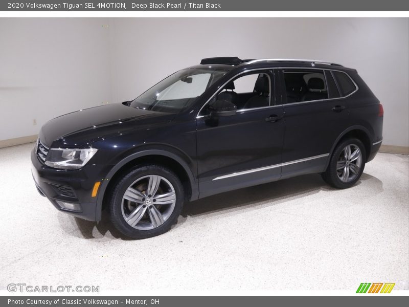 Deep Black Pearl / Titan Black 2020 Volkswagen Tiguan SEL 4MOTION