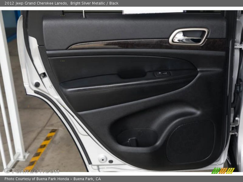 Bright Silver Metallic / Black 2012 Jeep Grand Cherokee Laredo