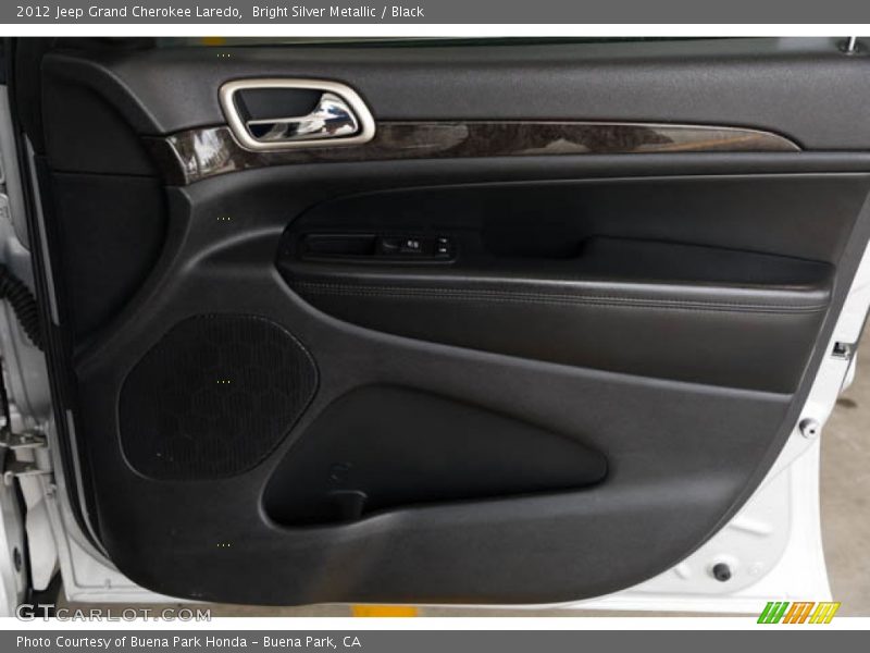 Bright Silver Metallic / Black 2012 Jeep Grand Cherokee Laredo