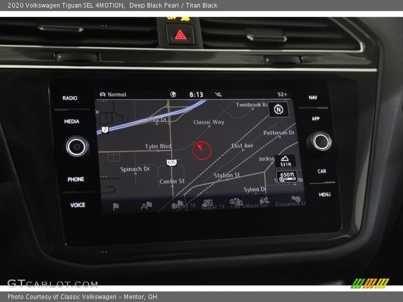 Deep Black Pearl / Titan Black 2020 Volkswagen Tiguan SEL 4MOTION