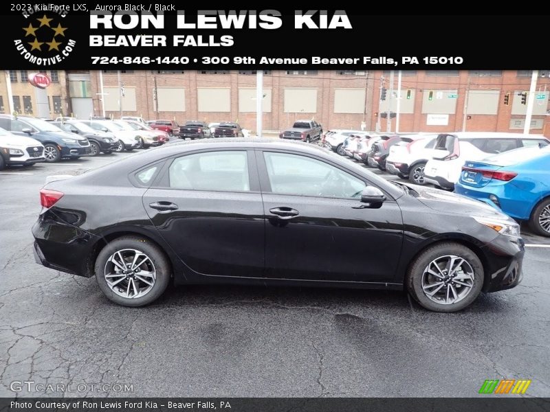 Aurora Black / Black 2023 Kia Forte LXS