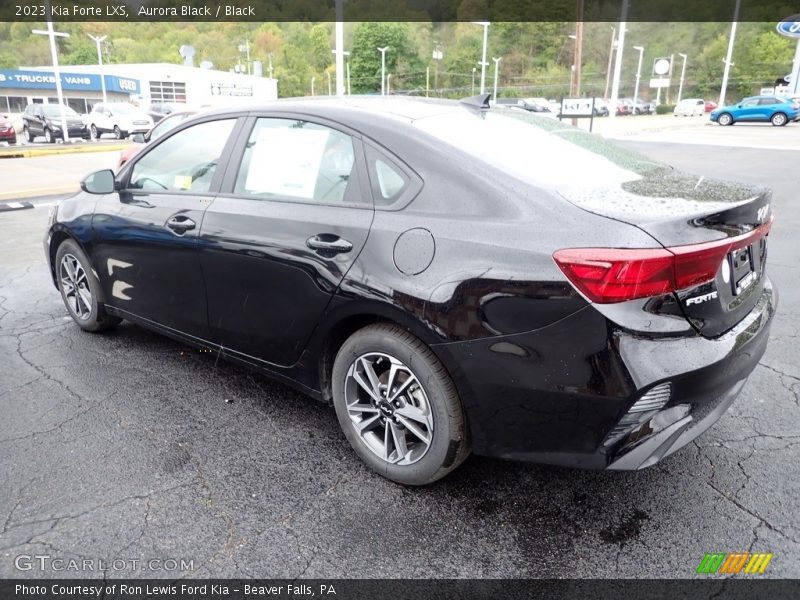 Aurora Black / Black 2023 Kia Forte LXS