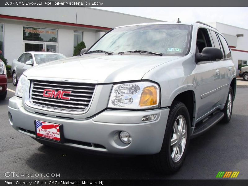 Silver Mist Metallic / Ebony 2007 GMC Envoy SLT 4x4