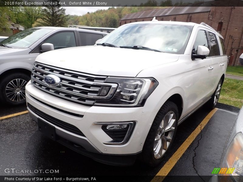 Oxford White / Ebony 2018 Ford Expedition Limited 4x4