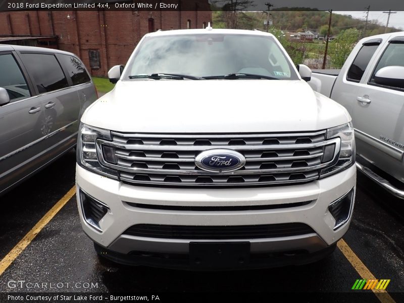 Oxford White / Ebony 2018 Ford Expedition Limited 4x4