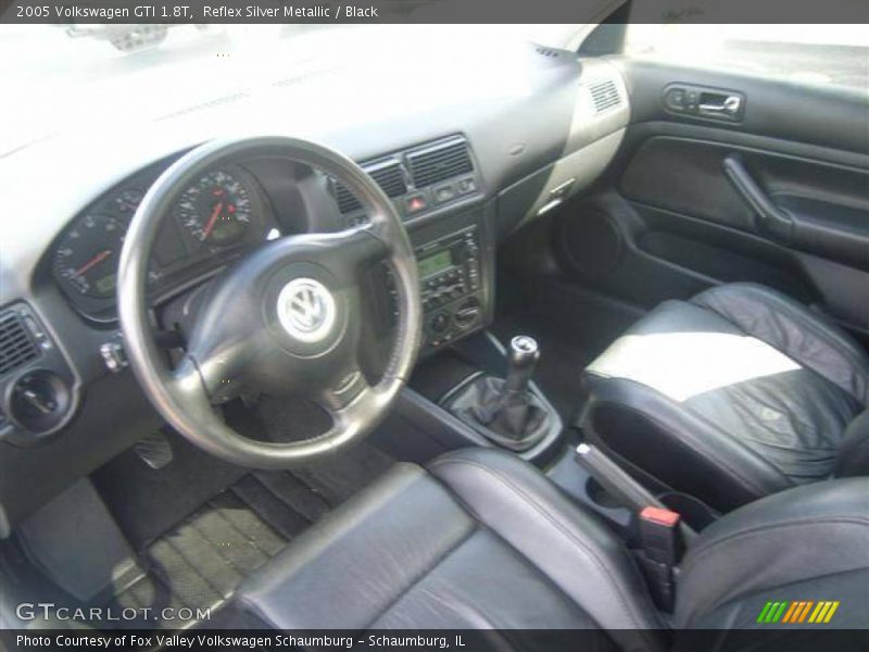 Reflex Silver Metallic / Black 2005 Volkswagen GTI 1.8T