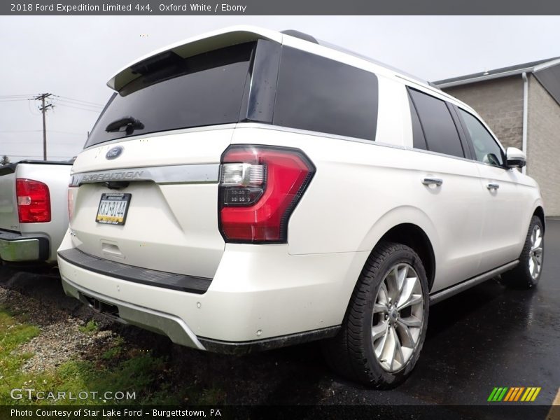 Oxford White / Ebony 2018 Ford Expedition Limited 4x4