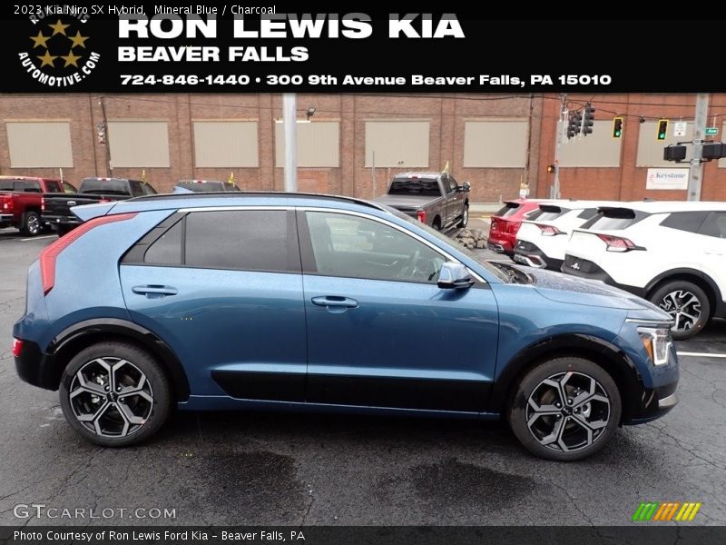 Mineral Blue / Charcoal 2023 Kia Niro SX Hybrid