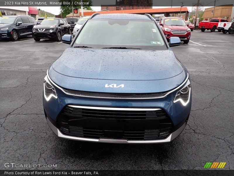 Mineral Blue / Charcoal 2023 Kia Niro SX Hybrid