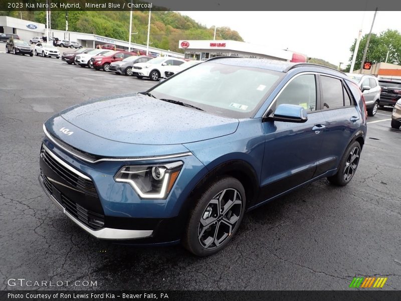 Mineral Blue / Charcoal 2023 Kia Niro SX Hybrid
