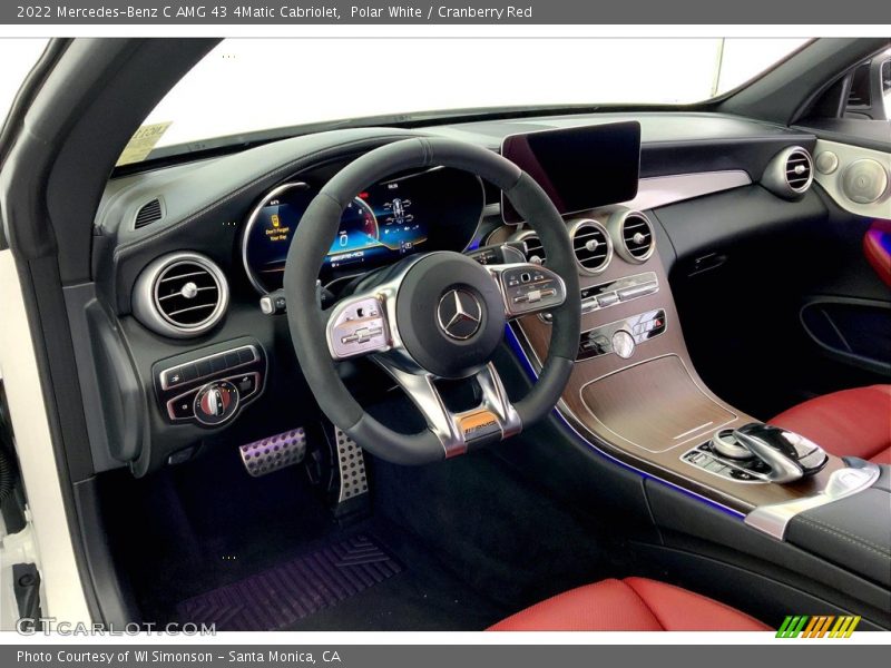 Dashboard of 2022 C AMG 43 4Matic Cabriolet
