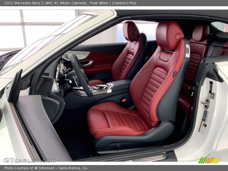 Front Seat of 2022 C AMG 43 4Matic Cabriolet