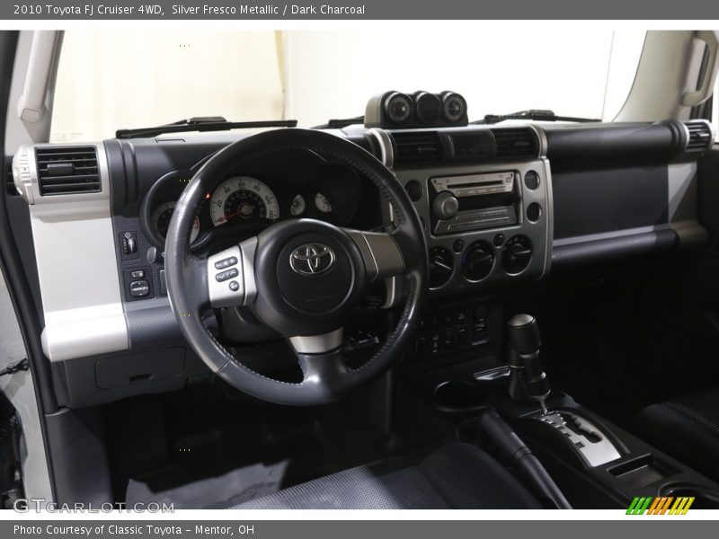 Silver Fresco Metallic / Dark Charcoal 2010 Toyota FJ Cruiser 4WD