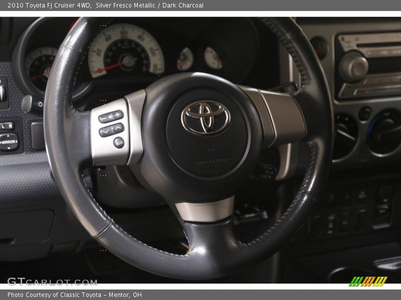Silver Fresco Metallic / Dark Charcoal 2010 Toyota FJ Cruiser 4WD