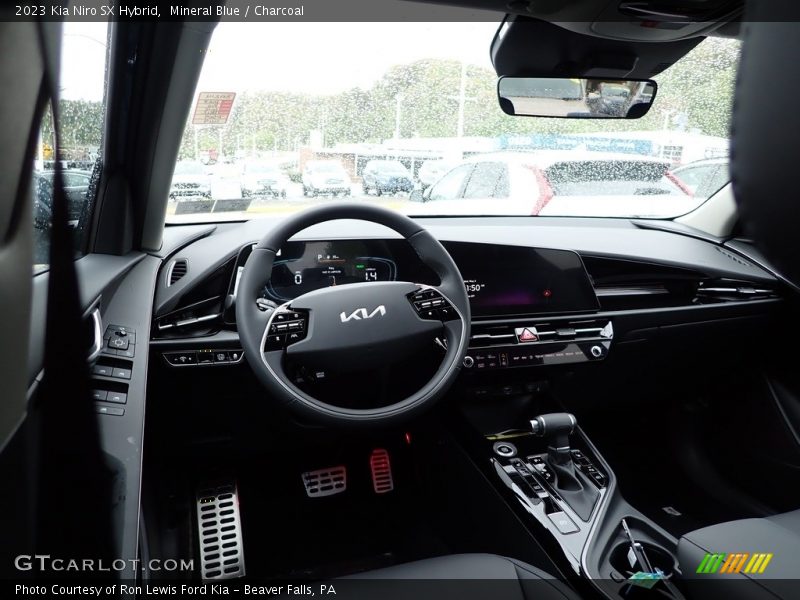 Mineral Blue / Charcoal 2023 Kia Niro SX Hybrid