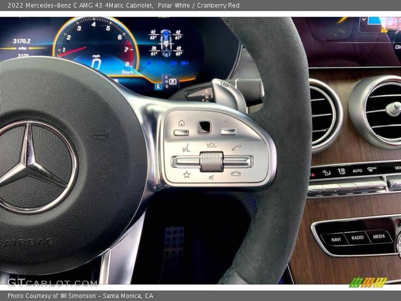  2022 C AMG 43 4Matic Cabriolet Steering Wheel